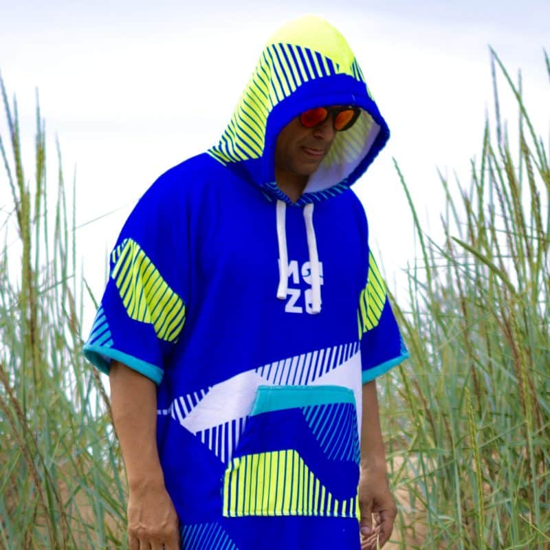 ПОНЧО MAZE GEOMETRIC WAVES