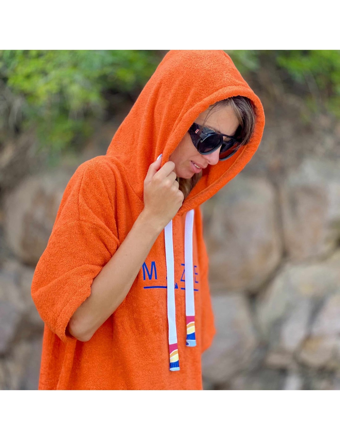 ПОНЧО MAZE BLUE ORANGE