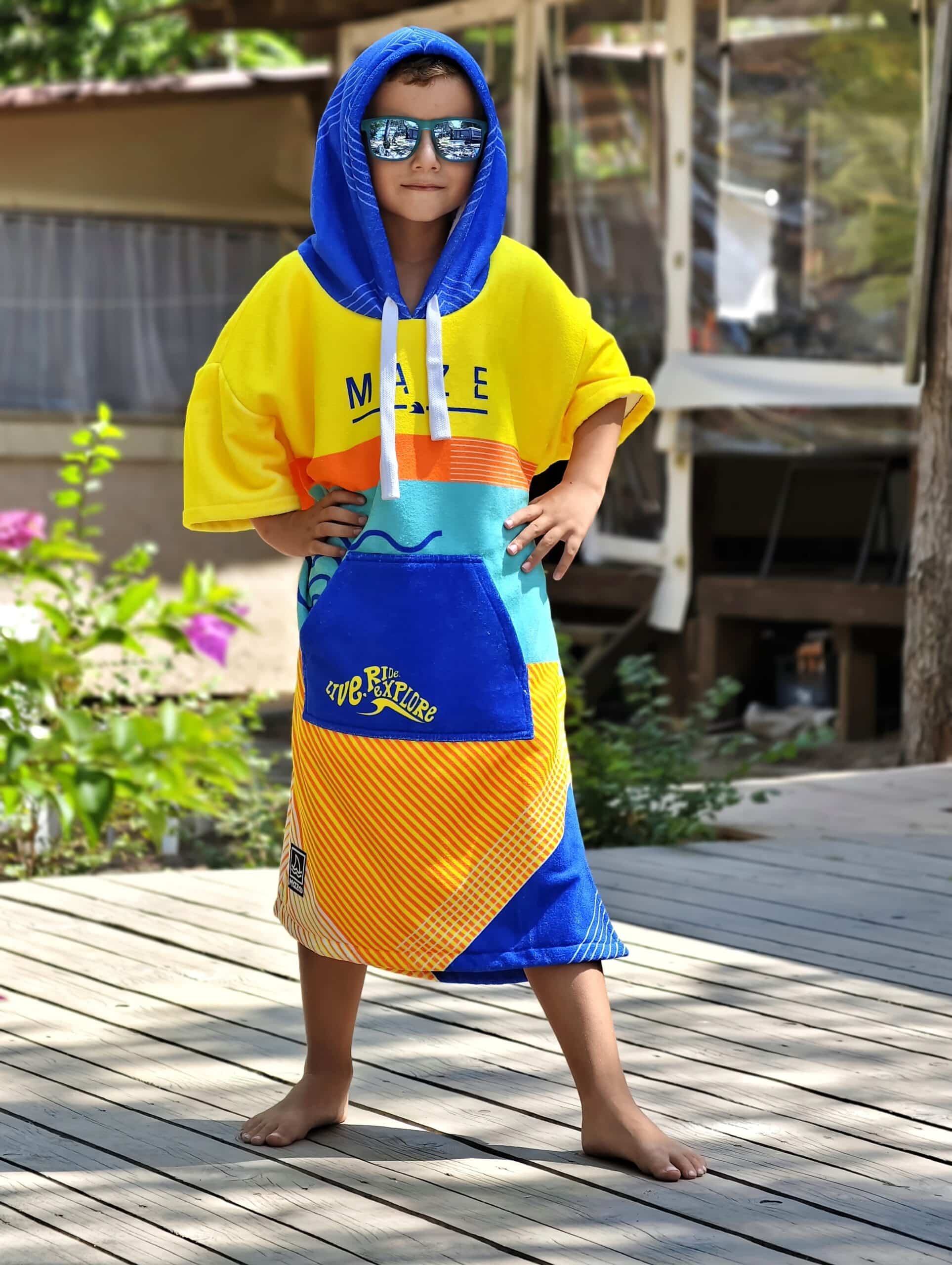 ДЕТСКО ПОНЧО MAZE MULTICOLOR