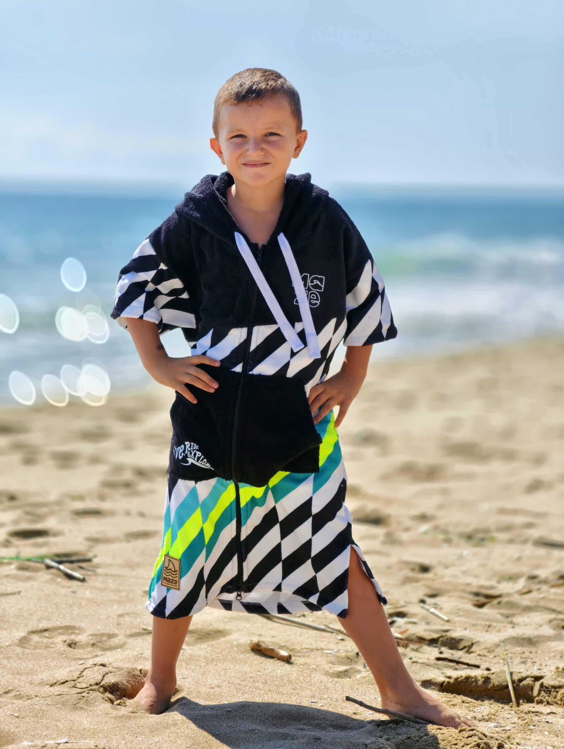 ДЕТСКО ПОНЧО MAZE ZZ LOCAL TEAL ZIP