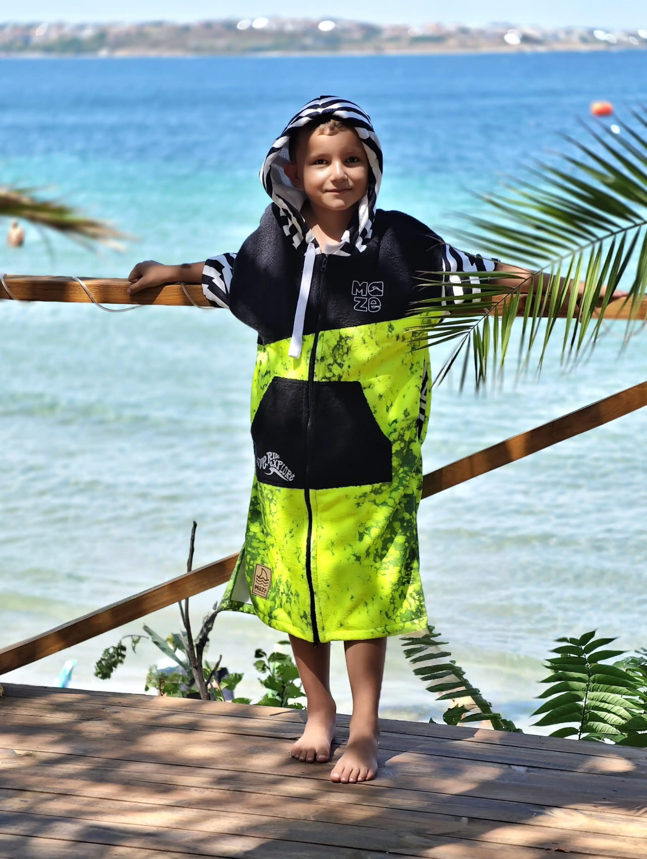 ДЕТСКО ПОНЧО MAZE ELECTRIC ZIP