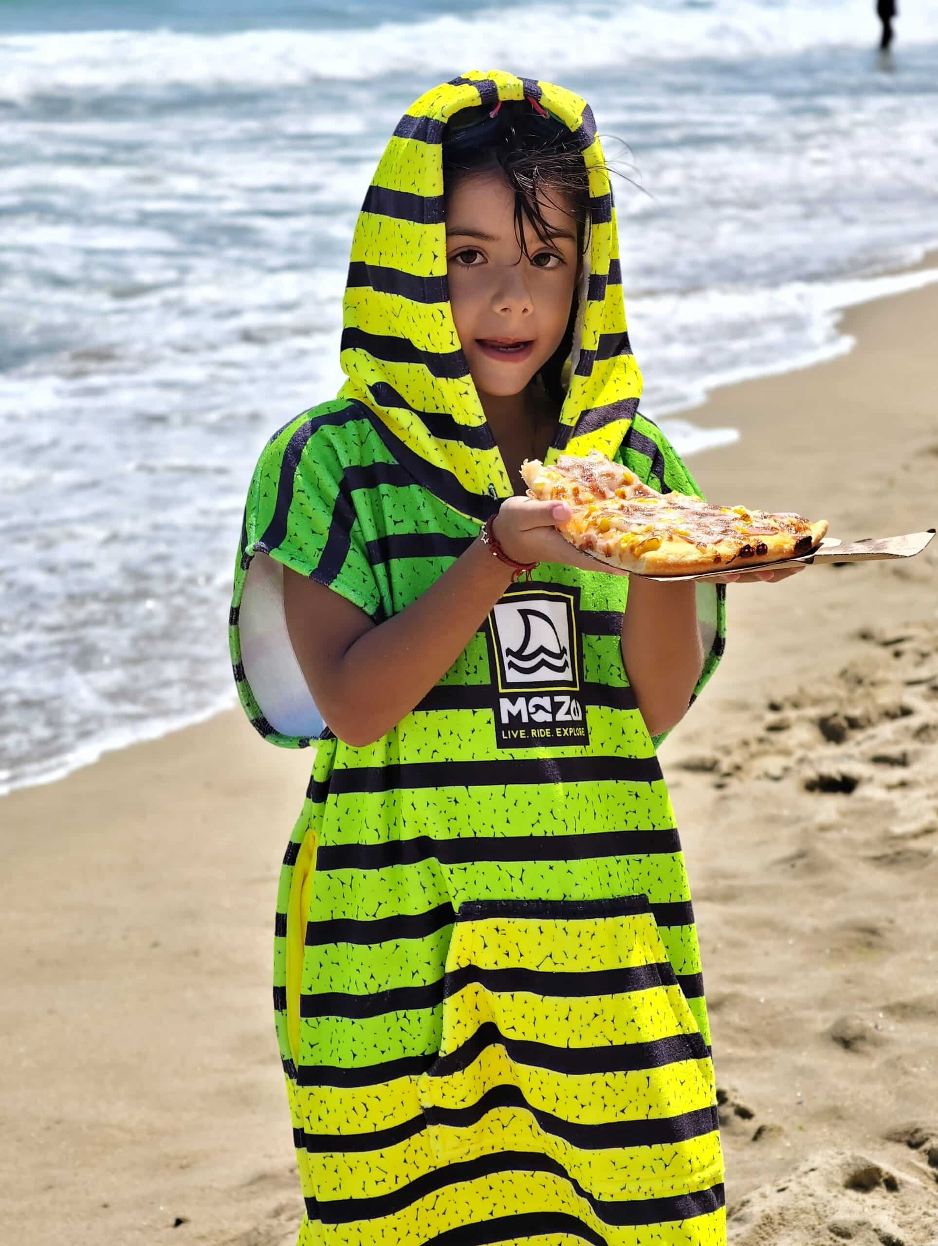 ДЕТСКО ПОНЧО MAZE STRIPES