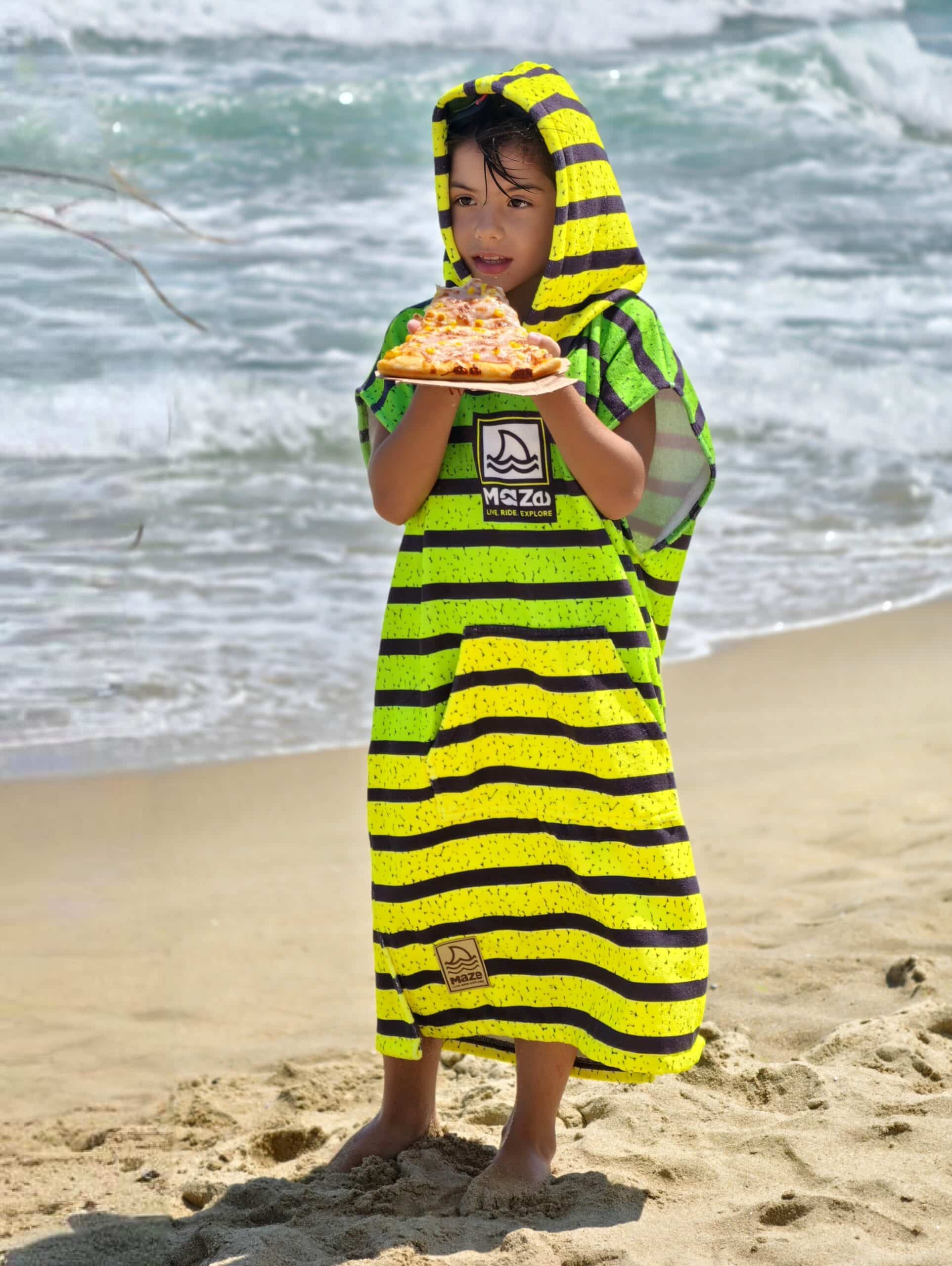 ДЕТСКО ПОНЧО MAZE STRIPES