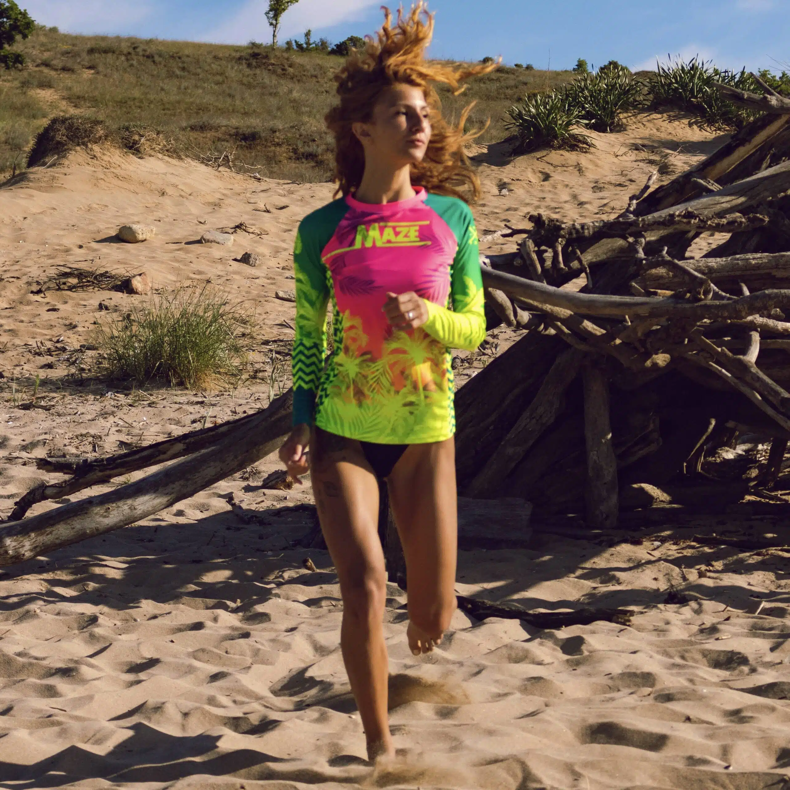 ДАМСКА РАШГАРД MAZE BEACH