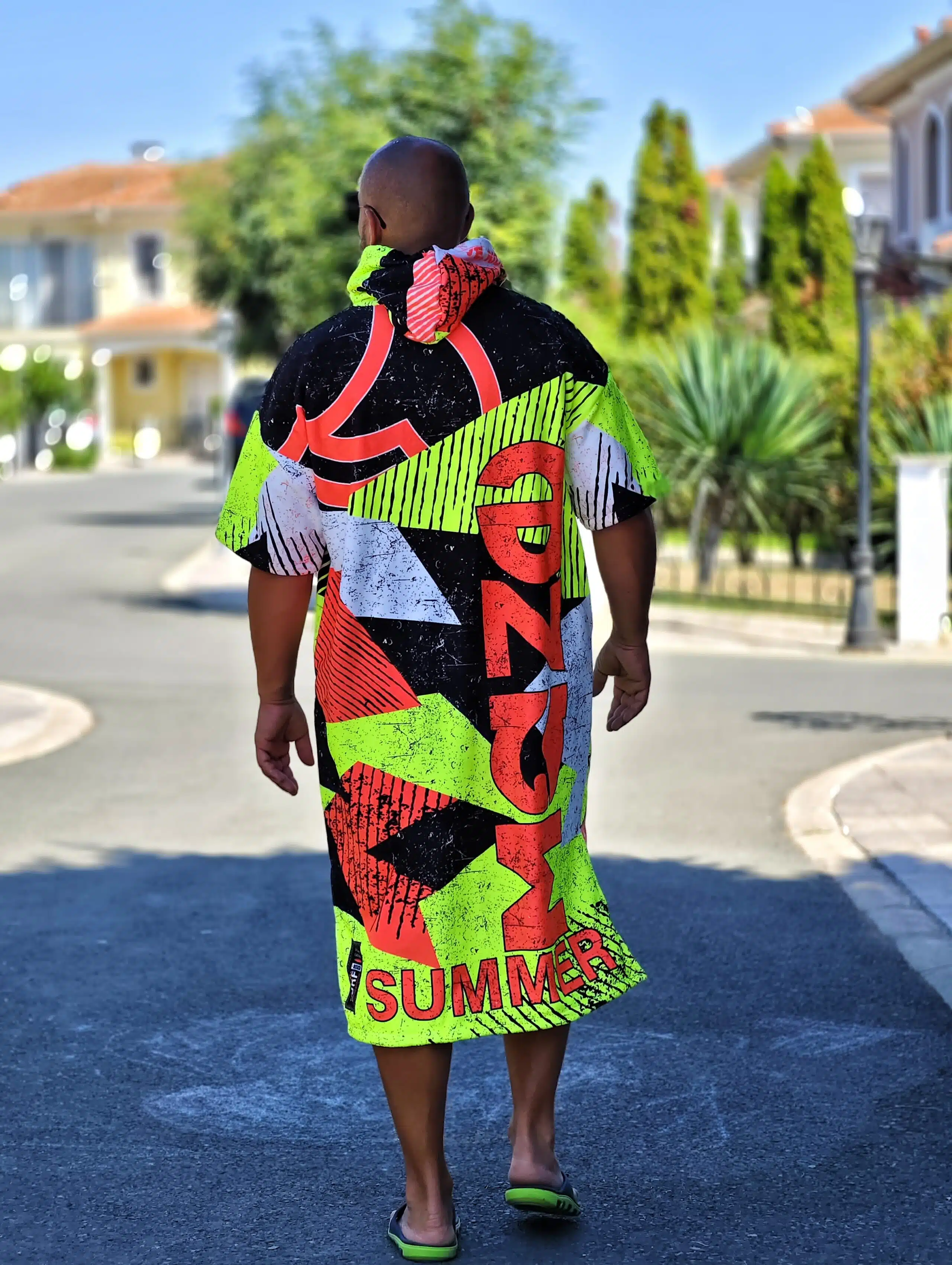 ПОНЧО MAZE GEOMETRIC WAVES