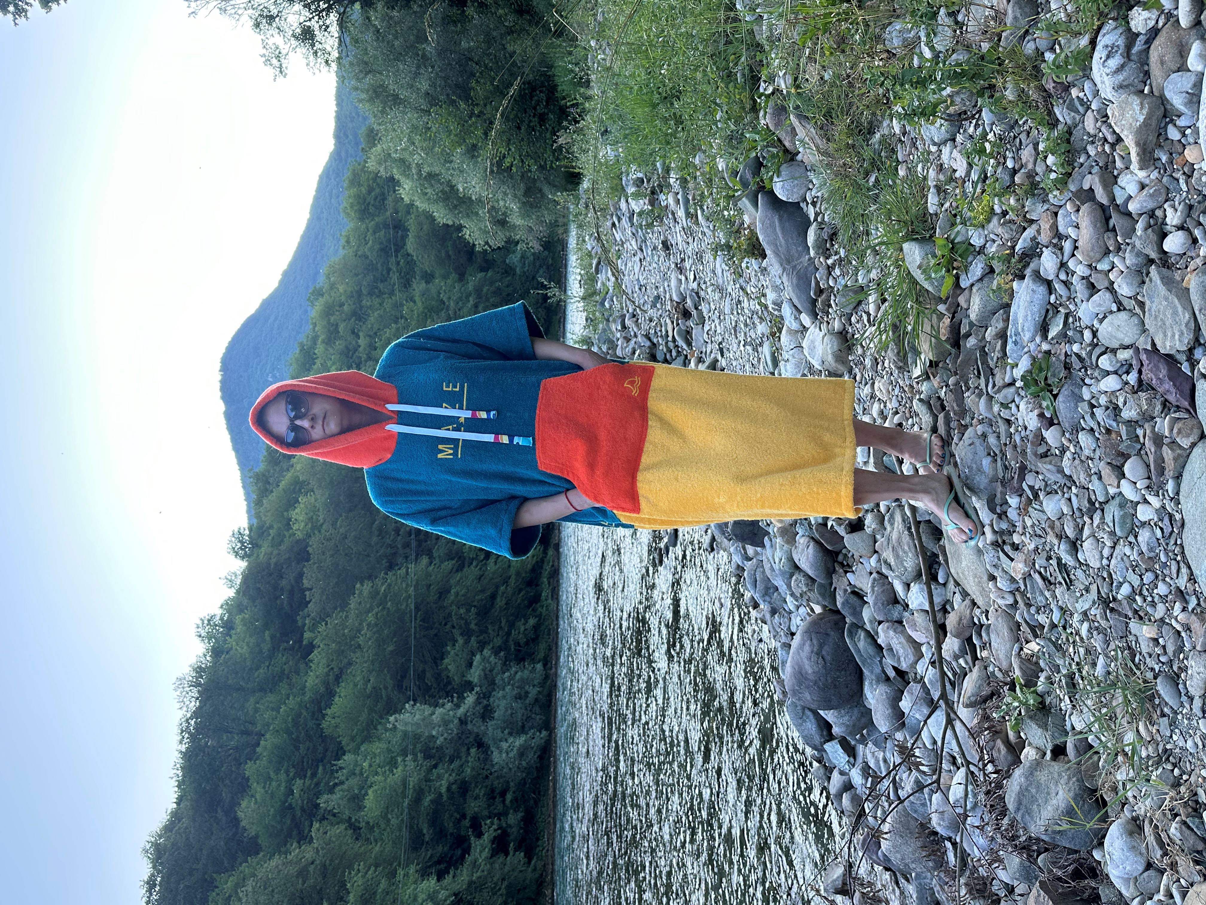 ПОНЧО MAZE GREEN YELLOW