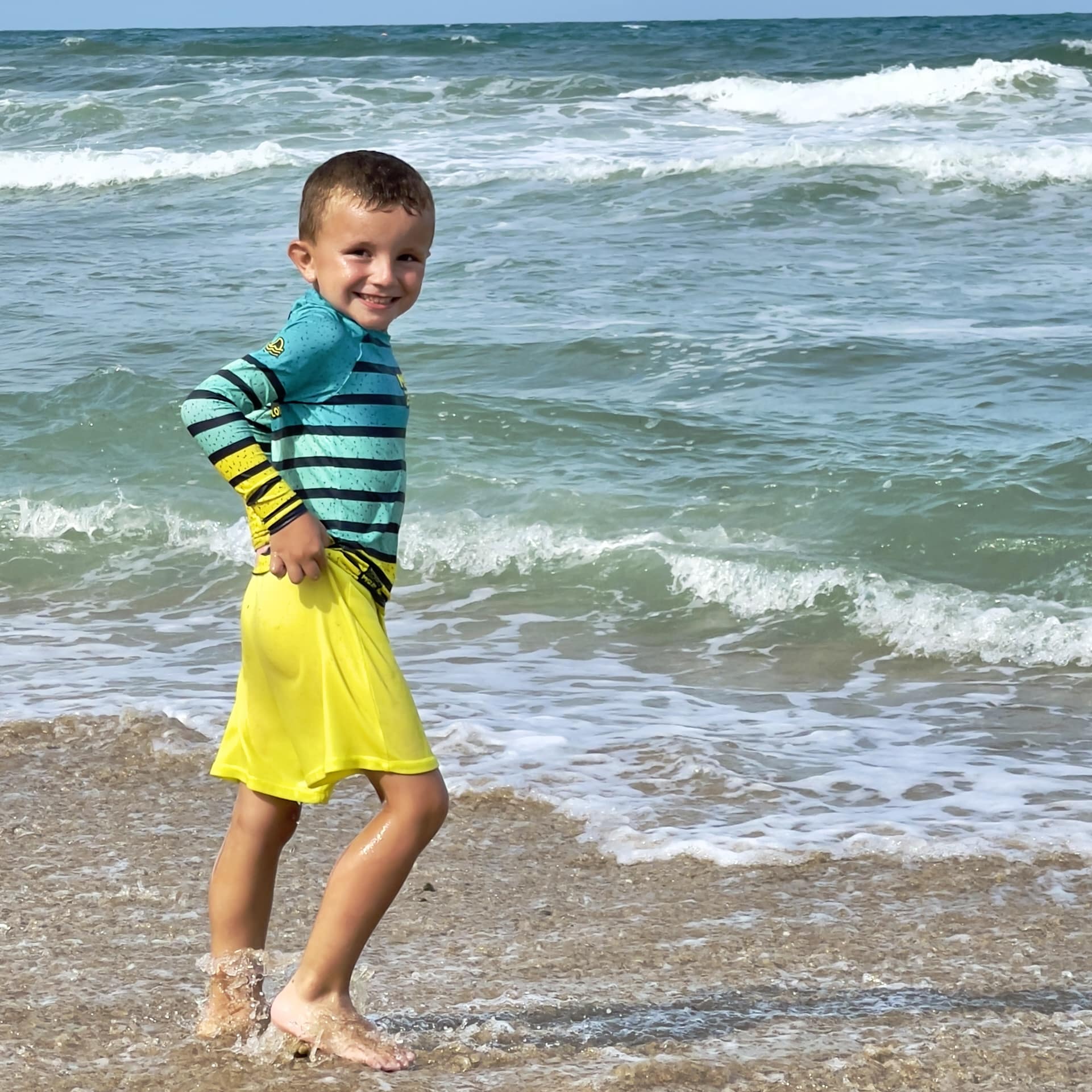 детска рашгард MAZE STRIPES