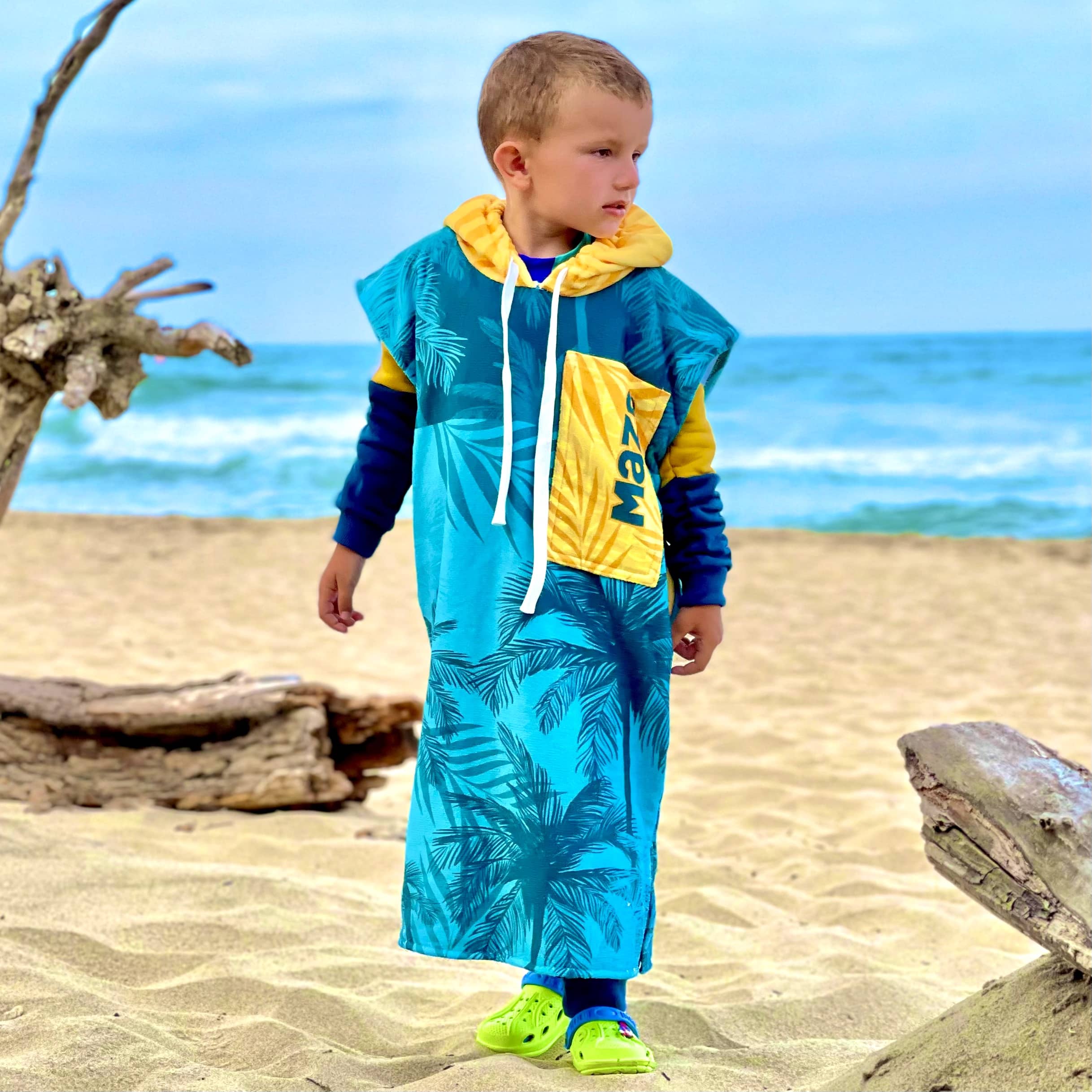 ПОНЧО MAZE BLUE TROPICAL