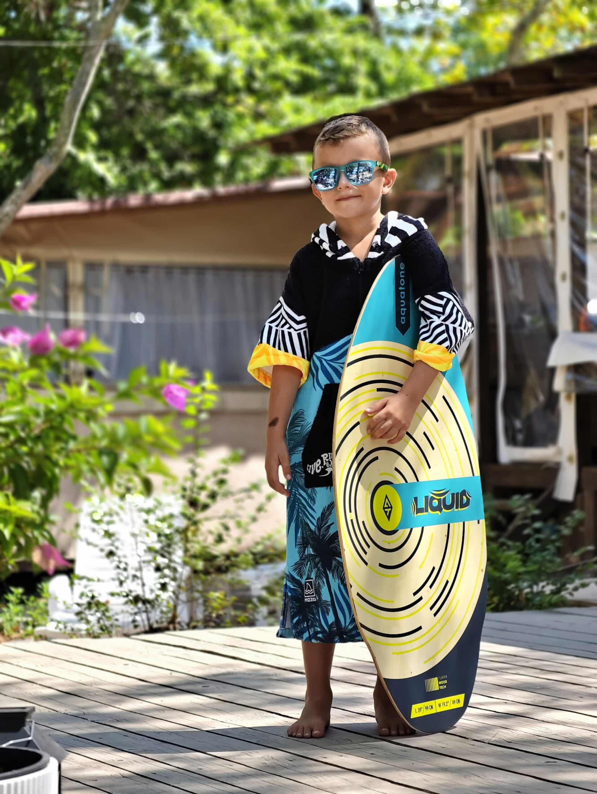 ПОНЧО MAZE BLUE TROPICAL ZIP